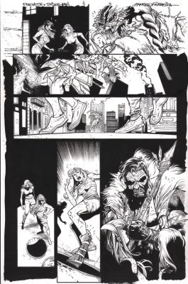 Jay Leisten | Predator Vs Spider-Man #4 P.3 - Kraven From the Sewers - 2025 | Anthony’s Comic Book Art