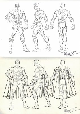 Jose Luis Garcia Lopez - Robin: 3 Image Movie Style Guide Illustration (1996)