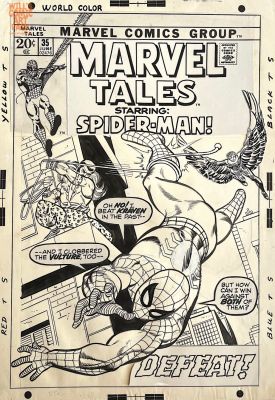 Gil Kane Vince Colletta | Marvel Tales #35 Cover (Marvel, 1972) | Will’s Comic Art Page