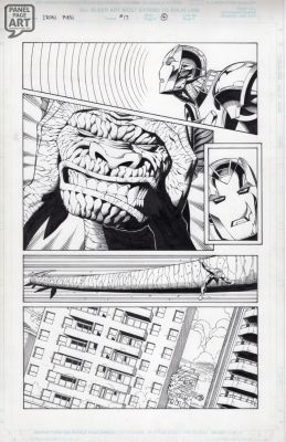 Sean Chen | Iron Man 17 Page 4 | Panel Page Art