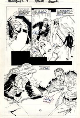 Paul Abrams Maria Beccari | Mantra Spear of Destiny - 1995 Ultraverse / Malibu Issue 2 Page 7 | Catskill Comics