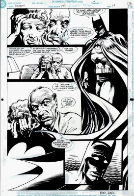 Tom Mandrake | Batman #479 P 15 (Awesome Batman Images Here As He Talks To Grieving Parents About Their Dead Daughter!) | Romitaman