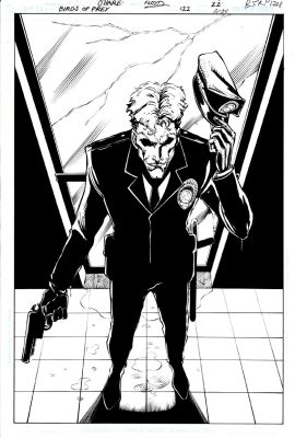 Mike O’Hare | Birds of Prey #122 Splash (Huge Joker Dressed As a Cop!) 2008 | Romitaman