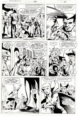 Don Perlin, Kim Demulder | Defenders #135 P 8 (The Beast, & Moondragon Throughout Capture Evil Mutants!) 1981 | Romitaman