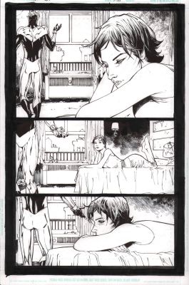 Tony Daniel | Batman #46 P.5 - Great Selina Kyle & Booster Gold - 2018 | Anthony’s Comic Book Art