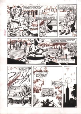 Tony Dezuniga | Twilight Zone #6 P.6 - Now Comics - Intro Monologue - 1991 | Anthony’s Comic Book Art