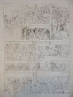 PÃ¢ques, Olivier - Original sketch page (p.2) - Loïs T1 - De Zonnekoning - (2003) | Catawiki