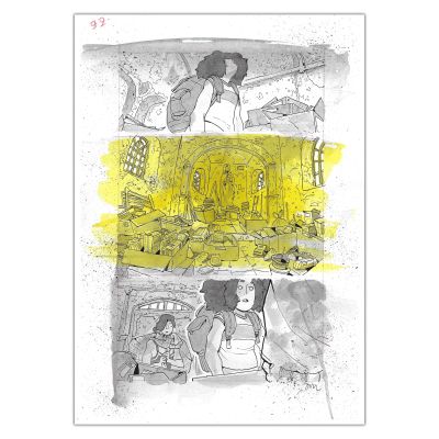 Anne Masse | Asphalte Sauvage - Planche originale 94 | Achetez de l’Art