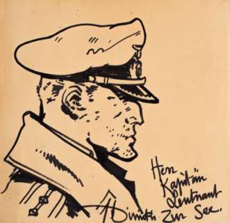 Dimitri ( 1927 ) | Dessin dédicacé au feutre sur une page volante 24 x 24… | Stanley’s Auction