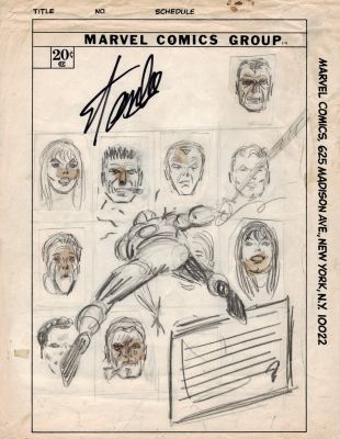 John Romita Sr. - Amazing Spider-Man #121 Cover Preliminary (1973)