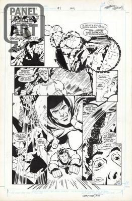 Keith Giffen | Legion of Super Heroes 1 Page 17 | Panel Page Art