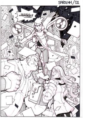 David Lafuente | Spirou #1 P.2 (Unpublished) | The Green Room