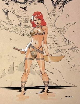 Red Sonja Original Art Bengal | eBay Europe