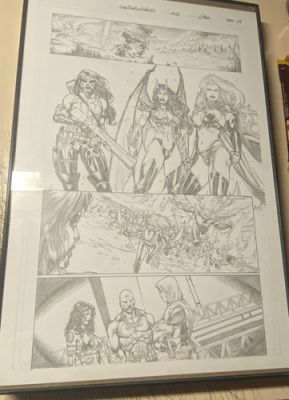 Lady Death / Hellwitch Original Published Comic Page 19 Art by Diago w/coa | eBay US