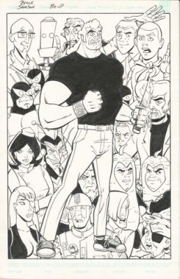 Brock Samson & The Venture Brothers 11 X 17 Original Pin-Up Art | eBay US (Buy It Now)