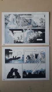Jouvray, Jérôme - Planche originale (p.27) + Planche esquisse originale - Johnny Jungle T.1 - (2012) | Catawiki