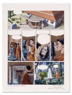 Delaby/Kathelyn | Murena tome 4, planche 10 : mise en couleurs originale... | Coutau Bégarie