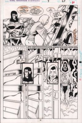 Andy Smith, Bill Anderson | The Cosmic Powers #3 P.31 - Jack of Hearts - 1994 | Anthony’s Comic Book Art