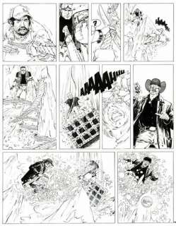 William Vance | XIII, L’or de Maximilien, planche originale Ã … | Septimus