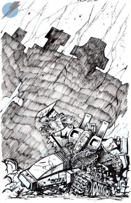 Daniel Warren Johnson | Transformers Issue 20 Page Cover | Felix Comic Art