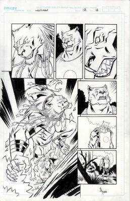 Jason Howard | Astounding Wolfman Issue 12 Page 04 | Splash Page