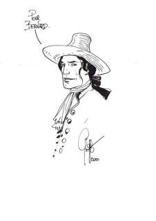 Griffo | Griffo : Giacomo C. tome 1, dédicace | 2DGalleries