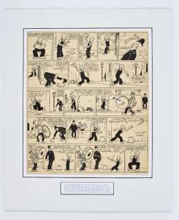 Oor Wullie original artwork (1954) drawn and signed by Dudley Watkins for the… | Comic Book Auctions ltd