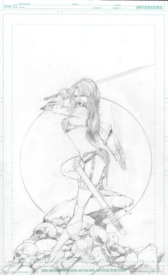Joe Benitez | Red Sonja 10 Cover | TDArt