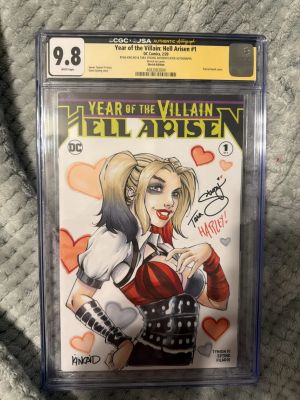 Ryan Kincaid Harley Quinn Sketch Cover CGC 9.8 Signed by Tara Strong & Ryan Kincaid | Raremarq (Buy It Now)