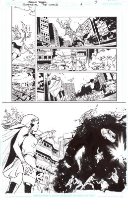 Mahmud Asrar | Supergirl: The World #1 Page 2 | Essential Sequential