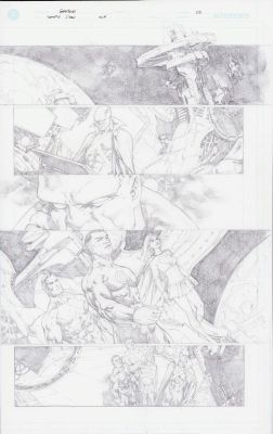 Gardenio Lima | Jla Sample Interior Page | Anthony’s Comic Book Art