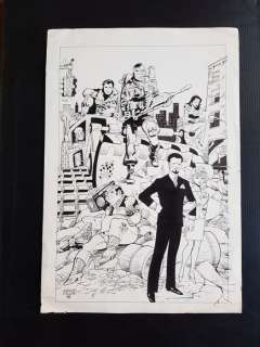 Ernie Colon - Original Art Page - Damage Control - Unpublished Cover - (1989) | Catawiki