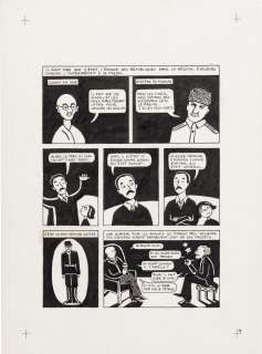 Marjane Satrapi | Persepolis (Original Book Art, page 18) | Sotheby’s