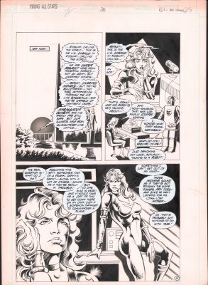 Bob Downs, Lou Manna | Young All-Stars #30 P.21 - Fury - 1989 | Anthony’s Comic Book Art