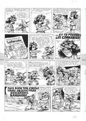 Tabary Jean | Planche originale 3 de IZNOGOUD - Le catalogue magique Tome 10 | Galerie Napoléon