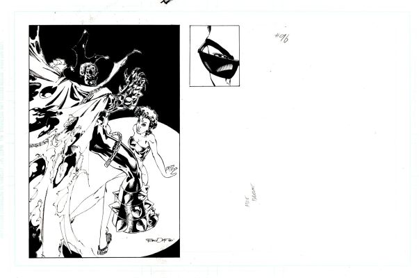 Matt Broome | Spawn Chromium Card #96 Artwork (Spawn & Wanda) 1996 | Romitaman