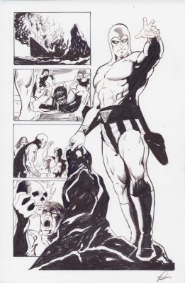 Lou Manna | The Phantom Origin Commission - Signed | Anthony’s Comic Book Art