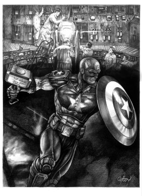 Claudio Aboy | Captain America ** Claudio Aboy | ComicArtFans Classifieds