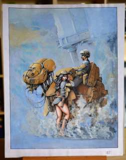 Reinoso, Cristobal - original cover for "Destriero meccanico" (1980s) | Catawiki