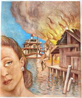 Atanas Atanassov | Original illustration for Tex. Cm. 20x24. Gouache au board. Code 1781. | Segni e Disegni