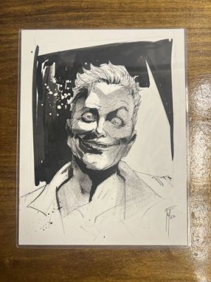 THE JOKER - ORIGINAL ART - Federico Mele - Pencil & Ink - 9 x 11.75 - 2023 | eBay US (Buy It Now)
