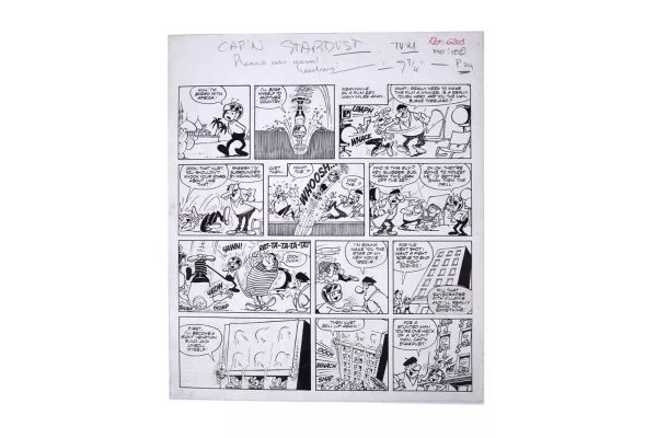 Lot 271 - Artwork for Cap’n Stardust from TV 21 Comic | misc / divers