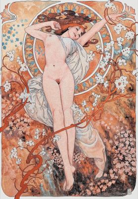 Milo Manara | arazzo Manara – Mucha | Krazy Art Gallery