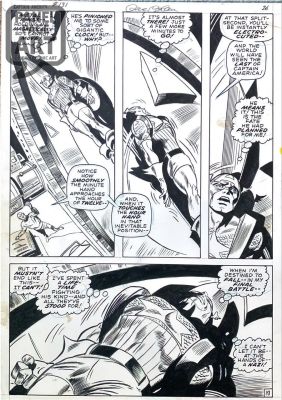 Gene Colan | Captain America 131 Page 19 | Panel Page Art