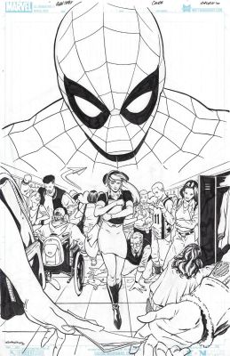 Matt Gaudio | Gwen Stacy Sample Cover Page Cover | Splash Page