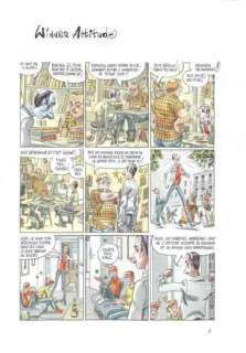 Chauzy | "Winner attitude" Planche 1, crayon et aquarelle en couleur dir | Art Richelieu