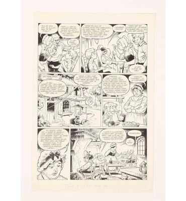 WIJN, P. (1929-2010). ORIGINAL PAGE FROM DOUWE DABBERT | Zwiggelaar Auctions