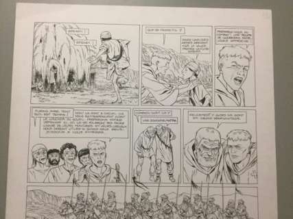 Lalor, Miguel - Planche originale (p.4) - Le Dernier Templier Tome 3 - L’Église engloutie - (2010) | Catawiki