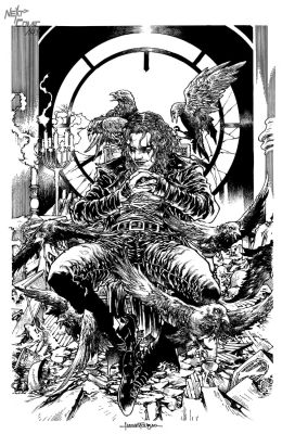 Harvey Tolibao | The Crow: Dead Time Issue 1 Page Cover | Next Comic Art