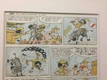 Bédu - Planche originale Il était une fois... Les Belges - Les Zèbres du Congo (1980) | Catawiki